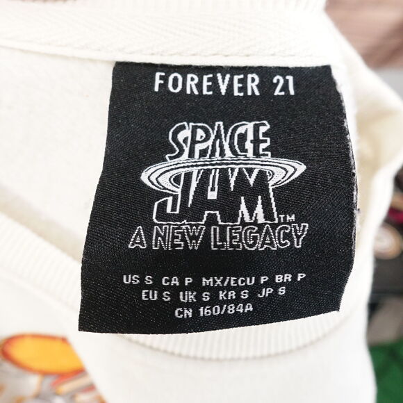 SPACE JAM A NEW LEGACY TUNE SQUAD FOREVER 21 SWEATSHIRT SIZE S SMALL - Picture 6 of 6